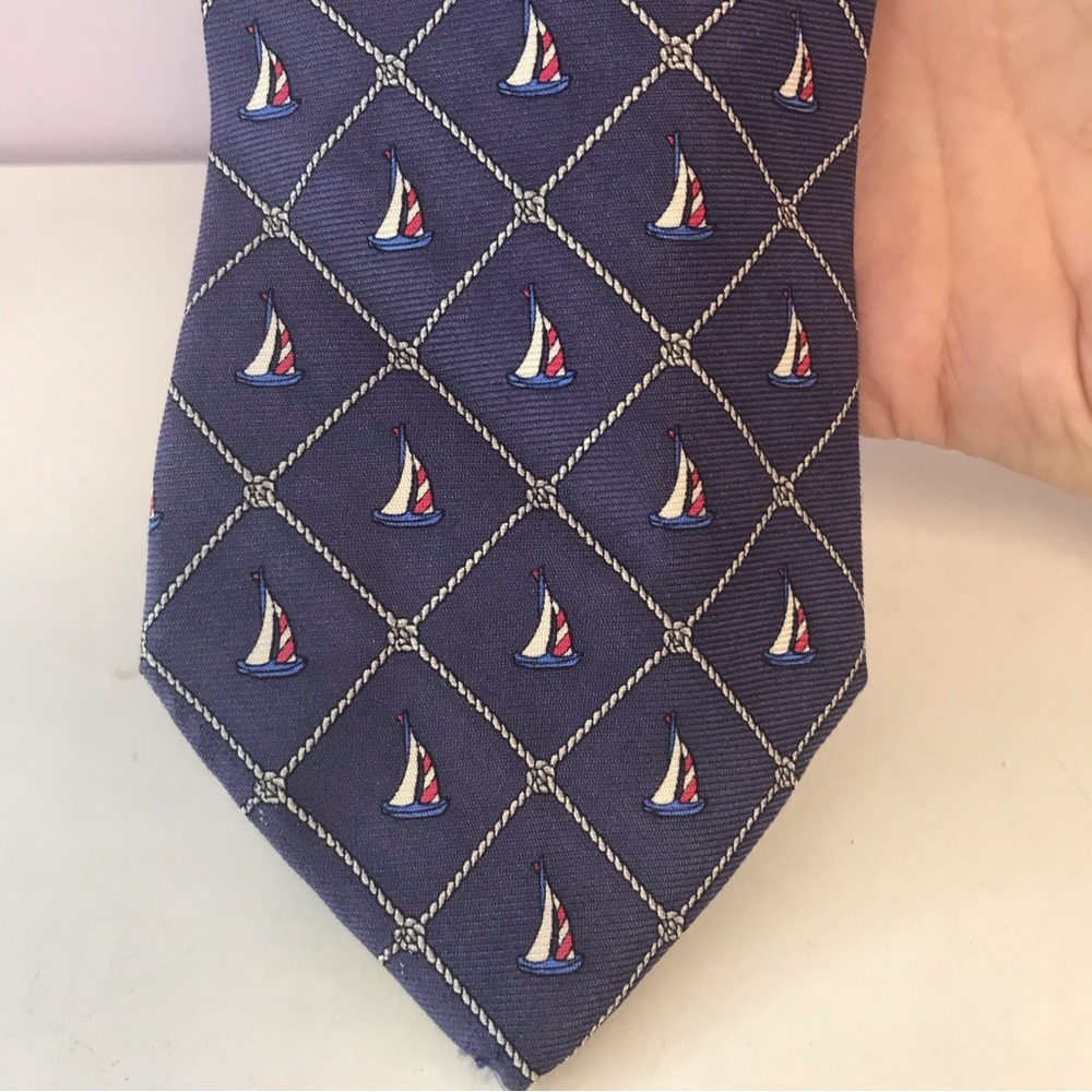 Brooks Brothers | Blue Sailboat Silk Tie